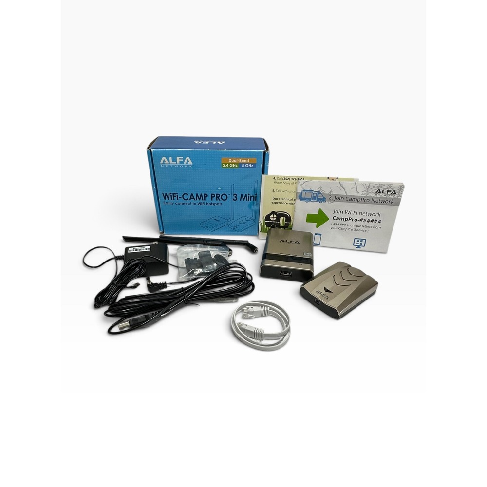 Alfa Network WiFi-Camp Pro 3 Mini Dual-Band Extender Kit R36AH AWUS036ACHM